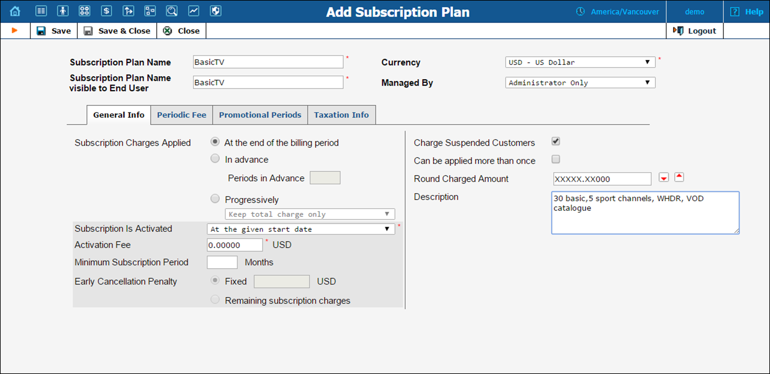 Add a subscription plan 